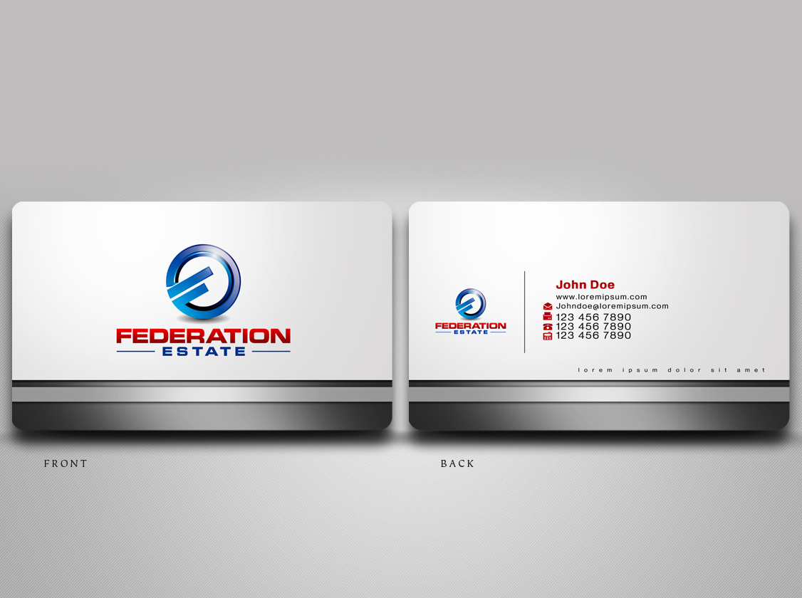 Business Card Design by disign for Federation Estate Pty Ltd | Design #231354