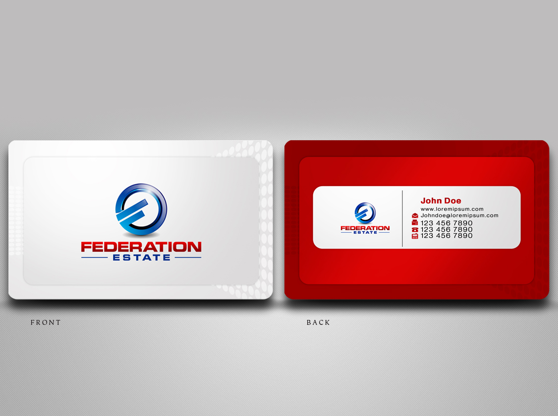 Business Card Design by disign for Federation Estate Pty Ltd | Design #232574