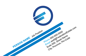 Visitenkarten-Design von gagan für Federation Estate Pty Ltd | Design: #237448