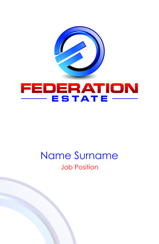 Business Card Design by Vespa Design for Federation Estate Pty Ltd | Design #237959