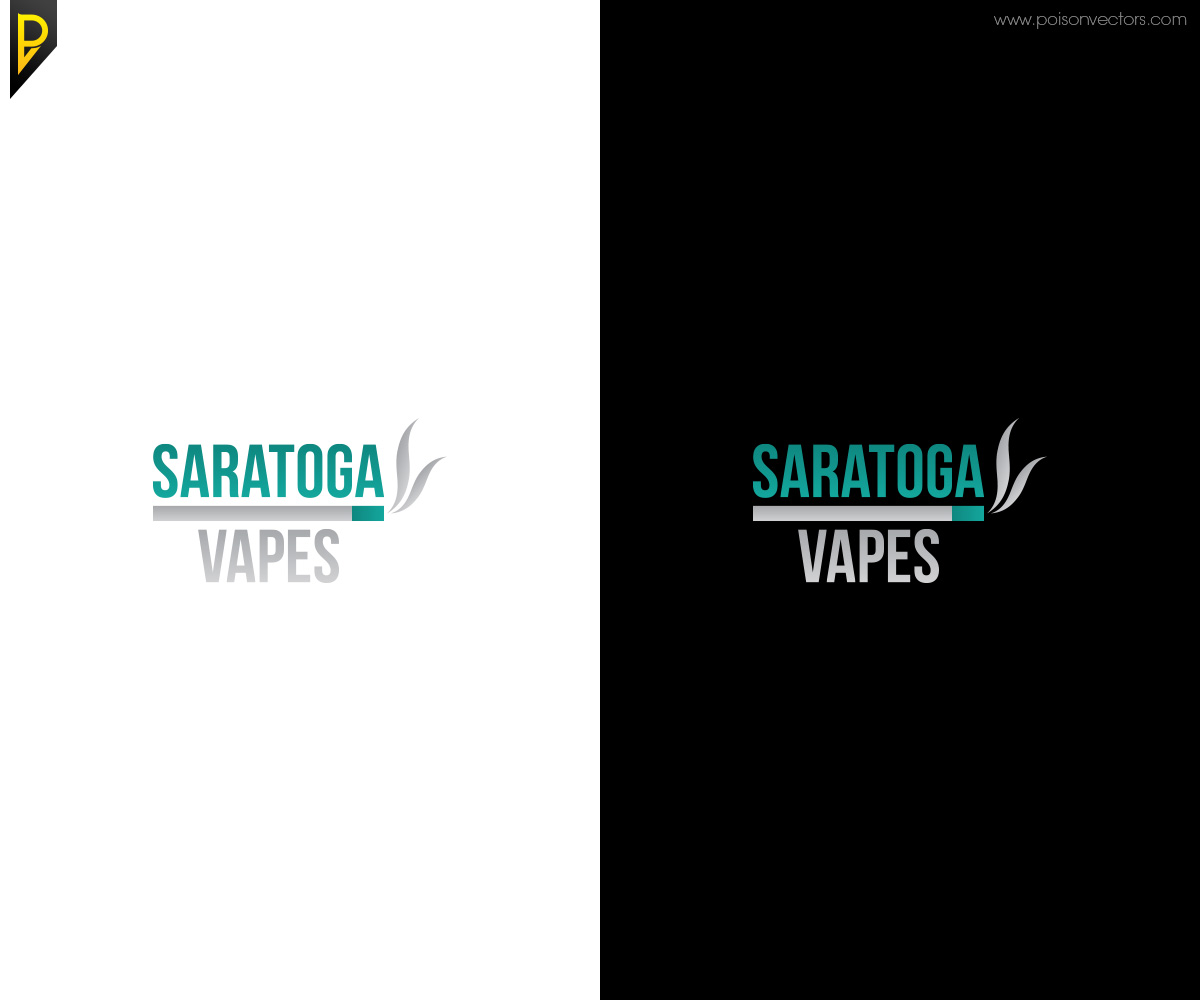 Logo Design by poisonvectors for Saratoga Vapor Store, LLC | Design #4828178