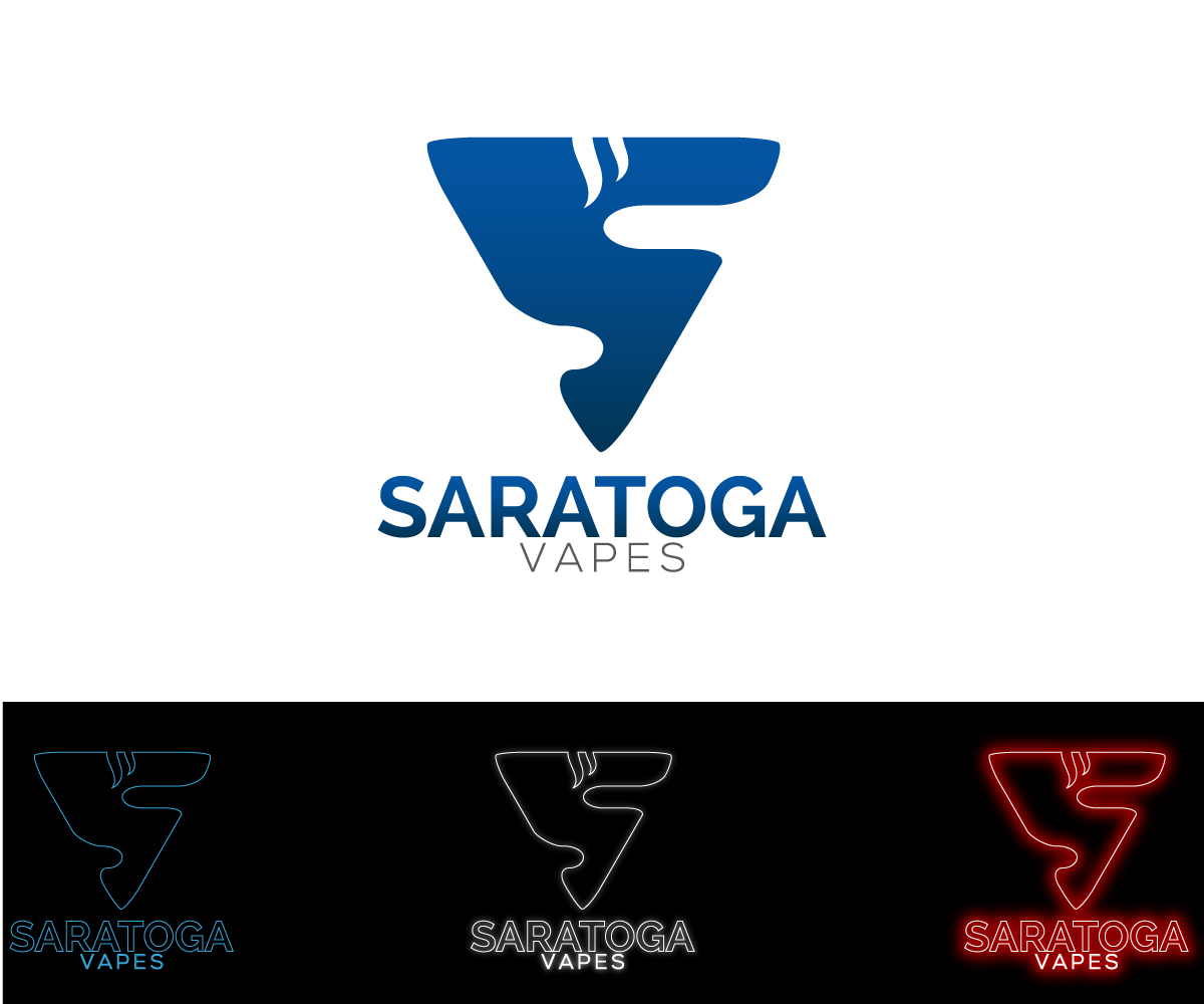 Logo Design by sangeloenriquez for Saratoga Vapor Store, LLC | Design #4825689