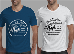 Hammerhead Dive Club | Diseño de Camiseta por Jenn Smith