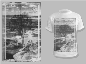 Band T-Shirt Design (Americana Alt-Country Style)