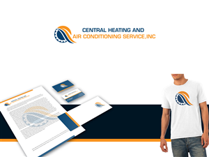 Logo Design by damakyjr for Central Heating and Air Conditioning Service, inc. | Design: #1393637