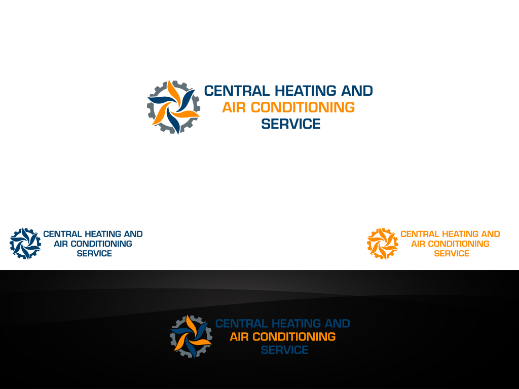 Logo Design by damakyjr for Central Heating and Air Conditioning Service, inc. | Design #1393699