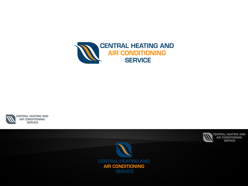 Logo Design by damakyjr for Central Heating and Air Conditioning Service, inc. | Design #1395983