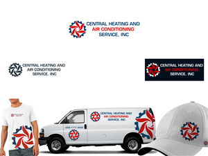 Logo Design by damakyjr for Central Heating and Air Conditioning Service, inc. | Design: #1404645