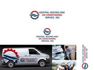 Logo Design by damakyjr for Central Heating and Air Conditioning Service, inc. | Design: #1404672
