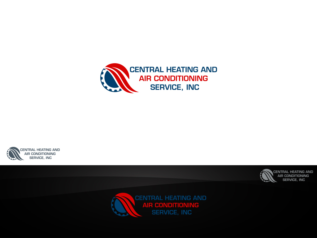 Logo Design by damakyjr for Central Heating and Air Conditioning Service, inc. | Design #1405522