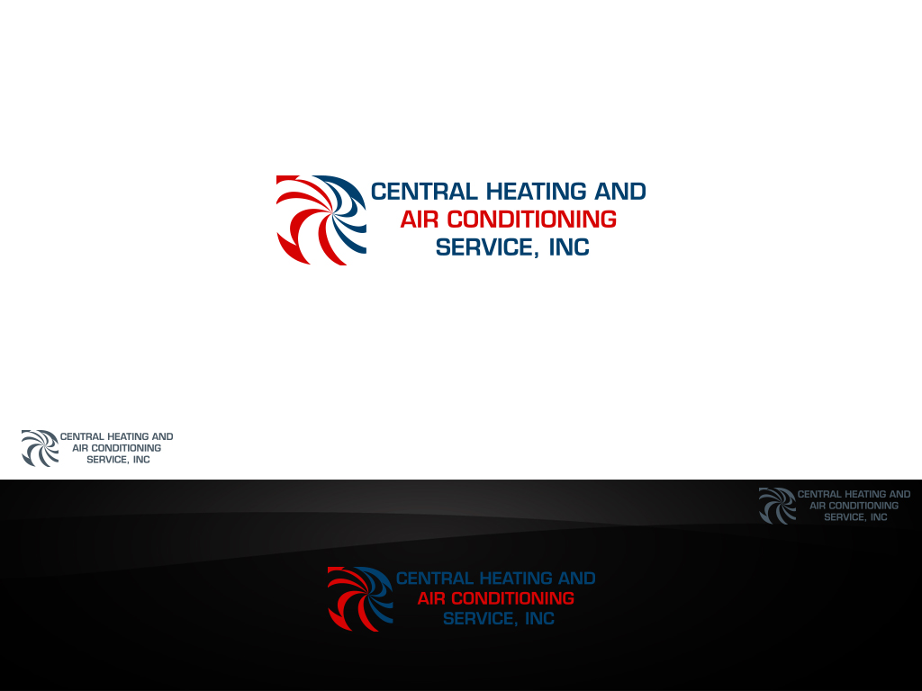 Logo Design by damakyjr for Central Heating and Air Conditioning Service, inc. | Design #1405533