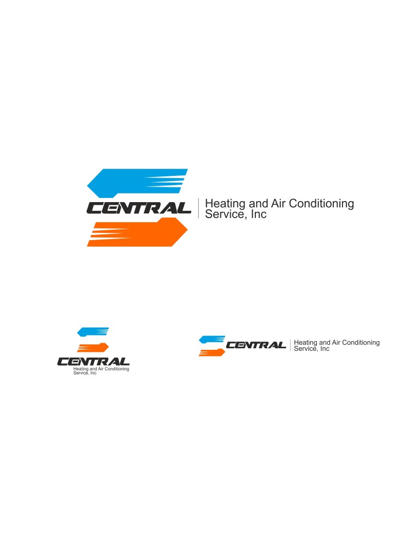 Logo Design by alok bhopatkar for Central Heating and Air Conditioning Service, inc. | Design #1452131