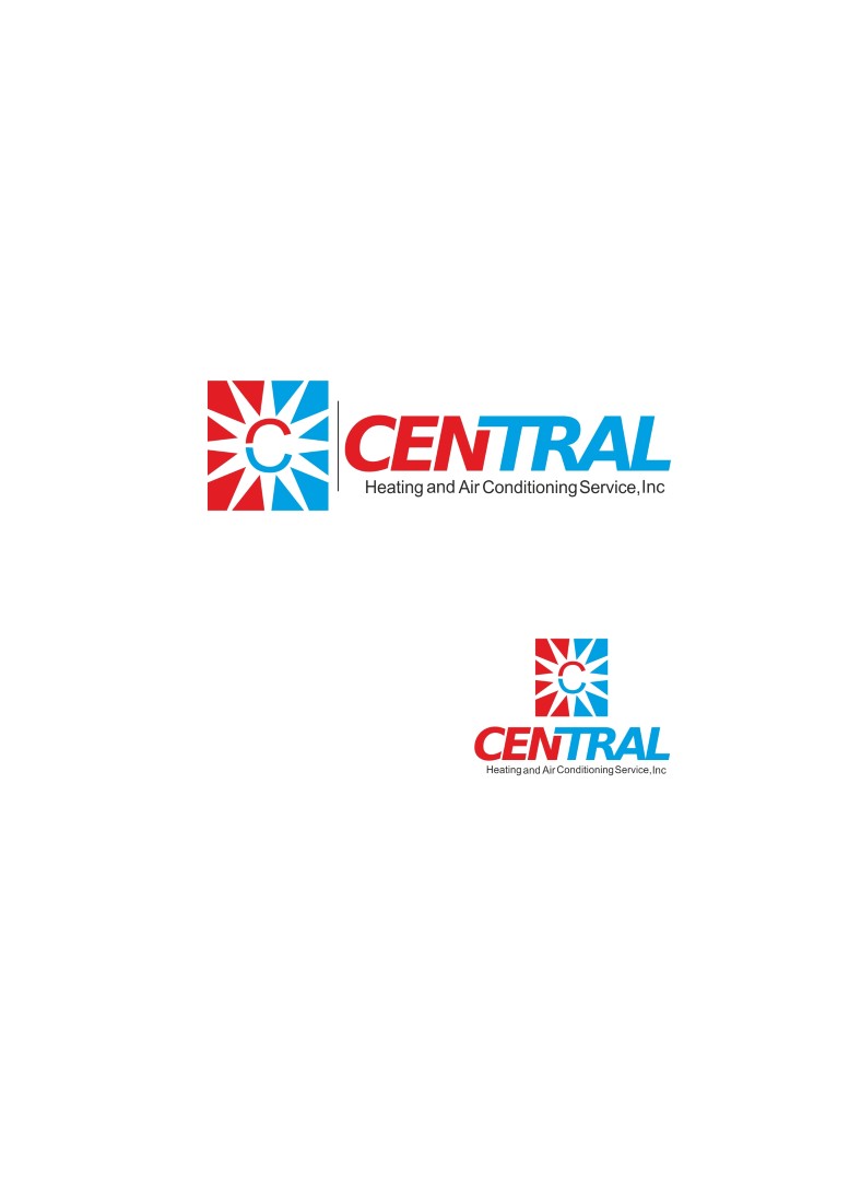 Logo Design by alok bhopatkar for Central Heating and Air Conditioning Service, inc. | Design #1453159