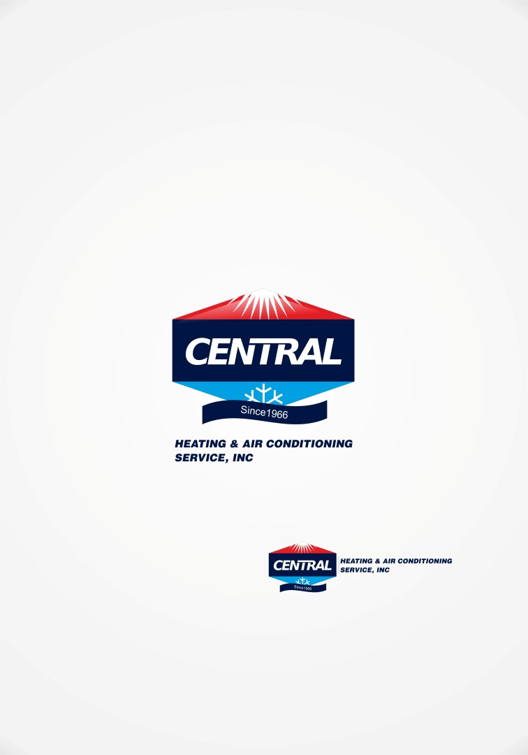 Logo Design by alok bhopatkar for Central Heating and Air Conditioning Service, inc. | Design #1453635