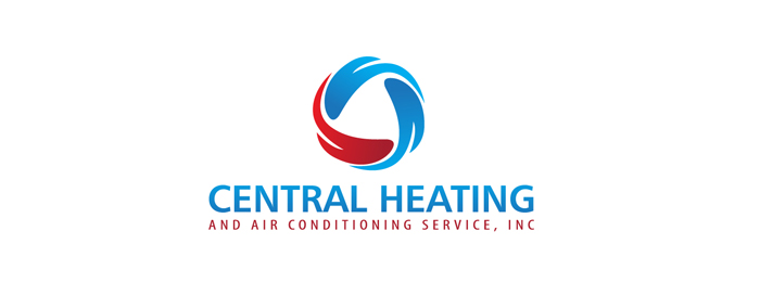 Logo Design by parshdelhi for Central Heating and Air Conditioning Service, inc. | Design #1414736