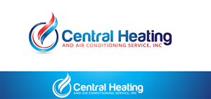 Logo Design by parshdelhi for Central Heating and Air Conditioning Service, inc. | Design: #1809434
