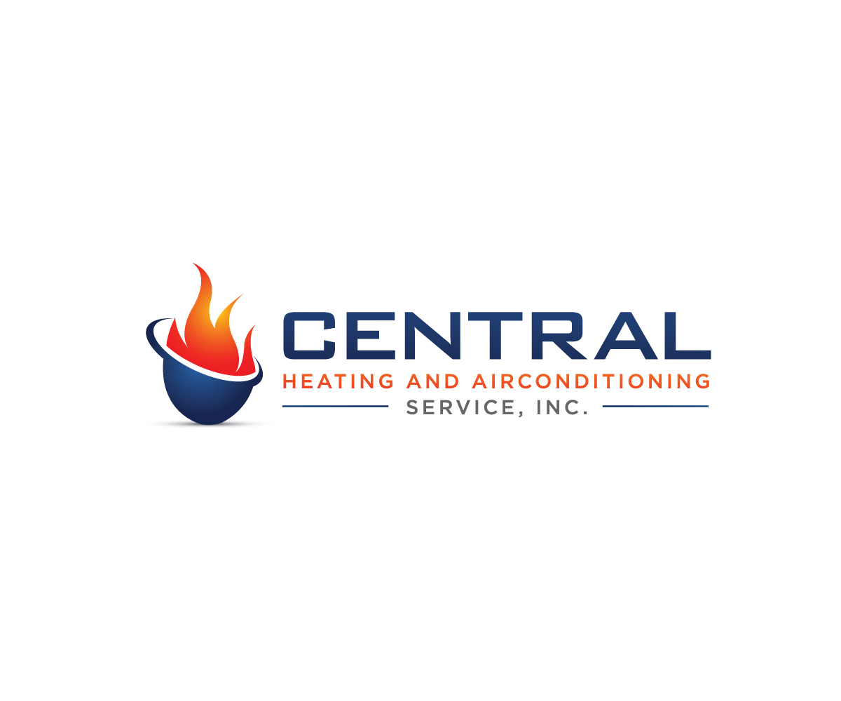Logo Design by Zbr for Central Heating and Air Conditioning Service, inc. | Design #1372363