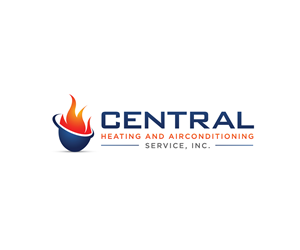 Logo Design by Zbr for Central Heating and Air Conditioning Service, inc. | Design #1372363