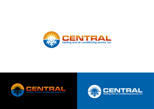 Logo Design by cristian cavalera for Central Heating and Air Conditioning Service, inc. | Design #1404412