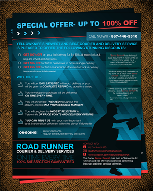 delivery service flyer designs employment flyer delivery