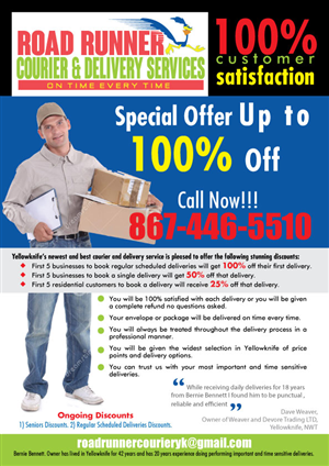 delivery service flyer designs employment flyer delivery