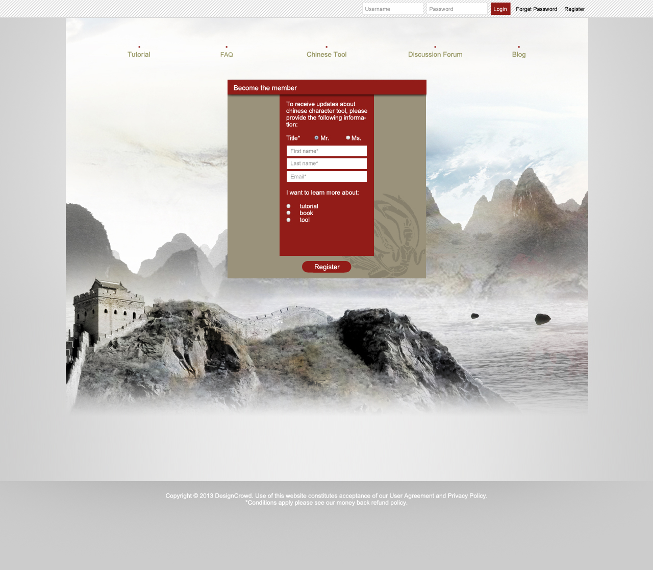 Web Design by Jing for this project | Design #1440028