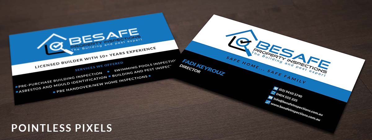 Business Card Design by Pointless Pixels India for this project | Design #4833901