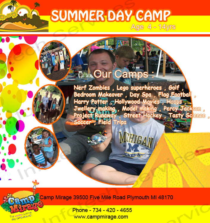 Flyer Design by Maryam for Camp Mirage | Design #1393258