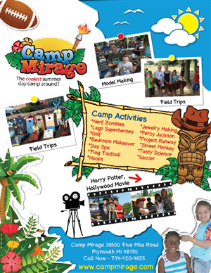 Flyer Design by rkailas for Camp Mirage | Design: #1390851