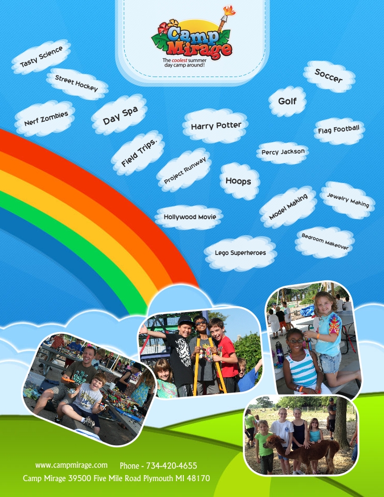 Flyer Design by dana for Camp Mirage | Design #1397514