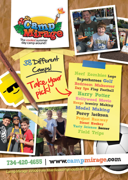Flyer Design by John Mares for Camp Mirage | Design #1394808