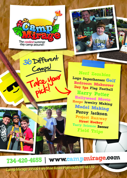 Flyer Design by John Mares for Camp Mirage | Design #1410344