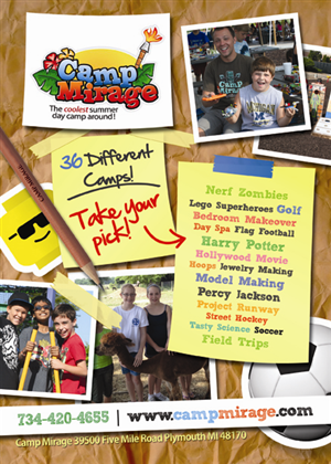 Flyer Design by John Mares for Camp Mirage | Design: #1410344