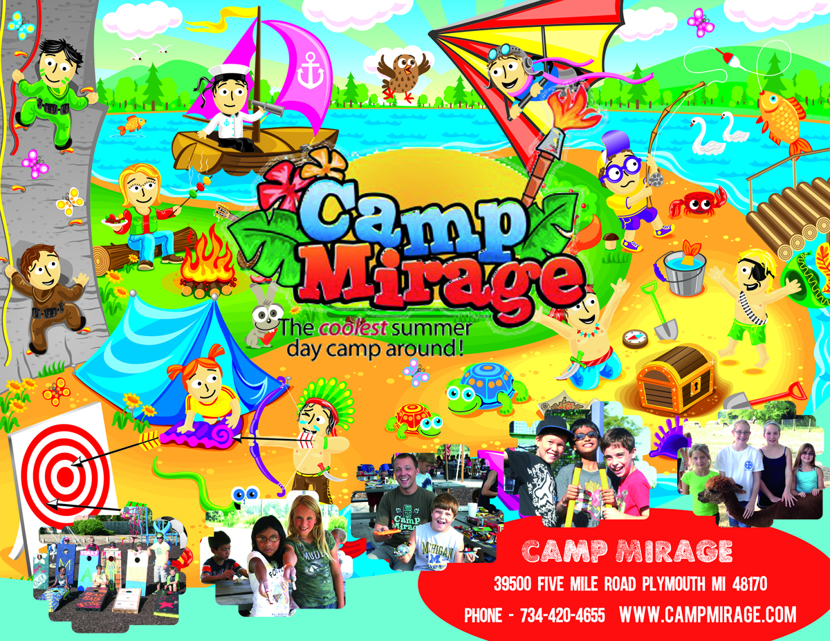 Flyer Design by klakson for Camp Mirage | Design #1399233