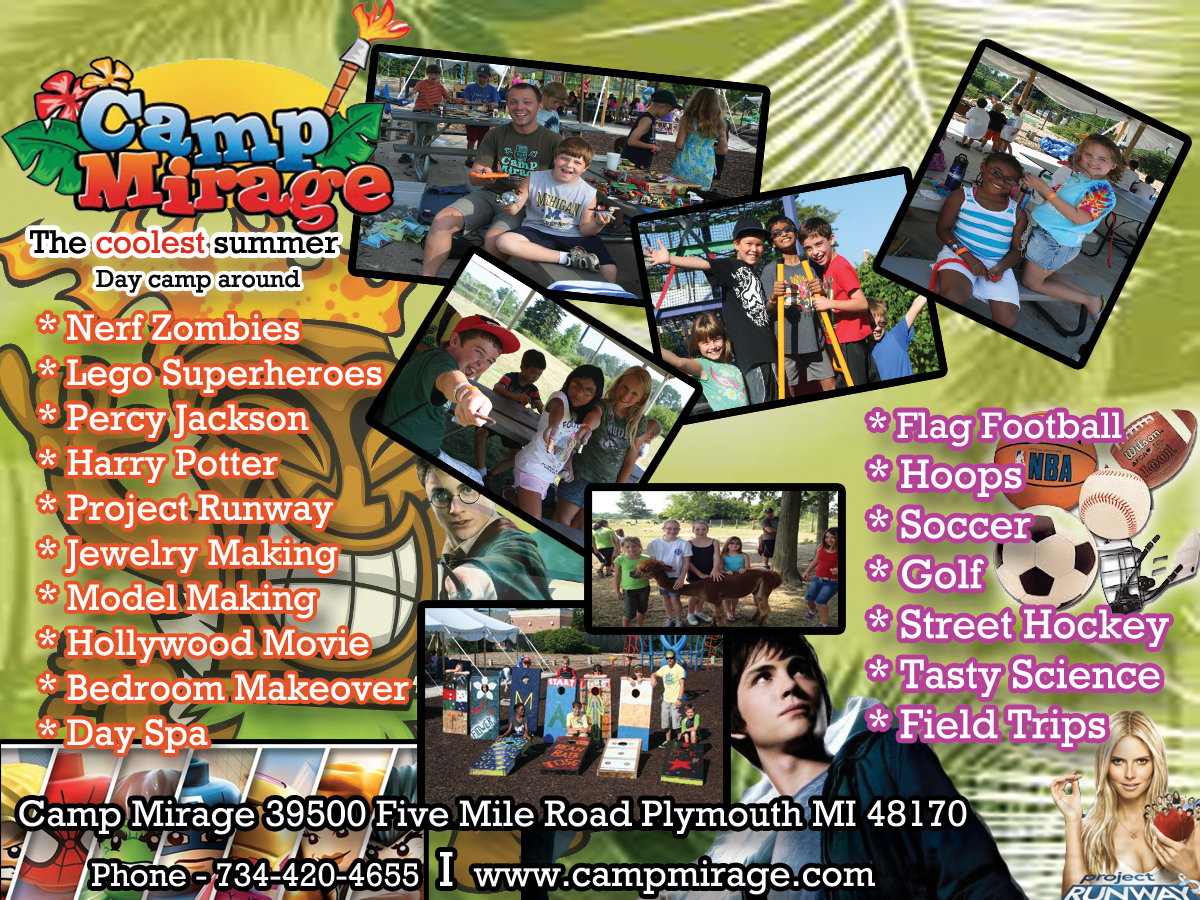 Flyer Design by depop2013 for Camp Mirage | Design #1397918