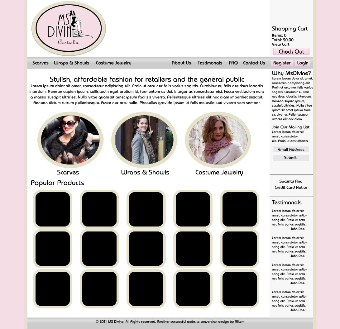 Diseño Web por LFS Designs para Alkemi International Pty Ltd | Diseño #236958