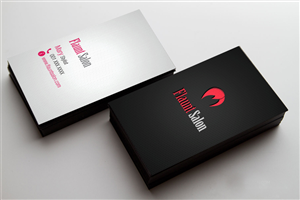 contemporary upscale hair salon | Business Card Design by Alex Petersen