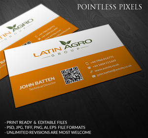 Business Card Design by Pointless Pixels India for this project | Design: #4947165
