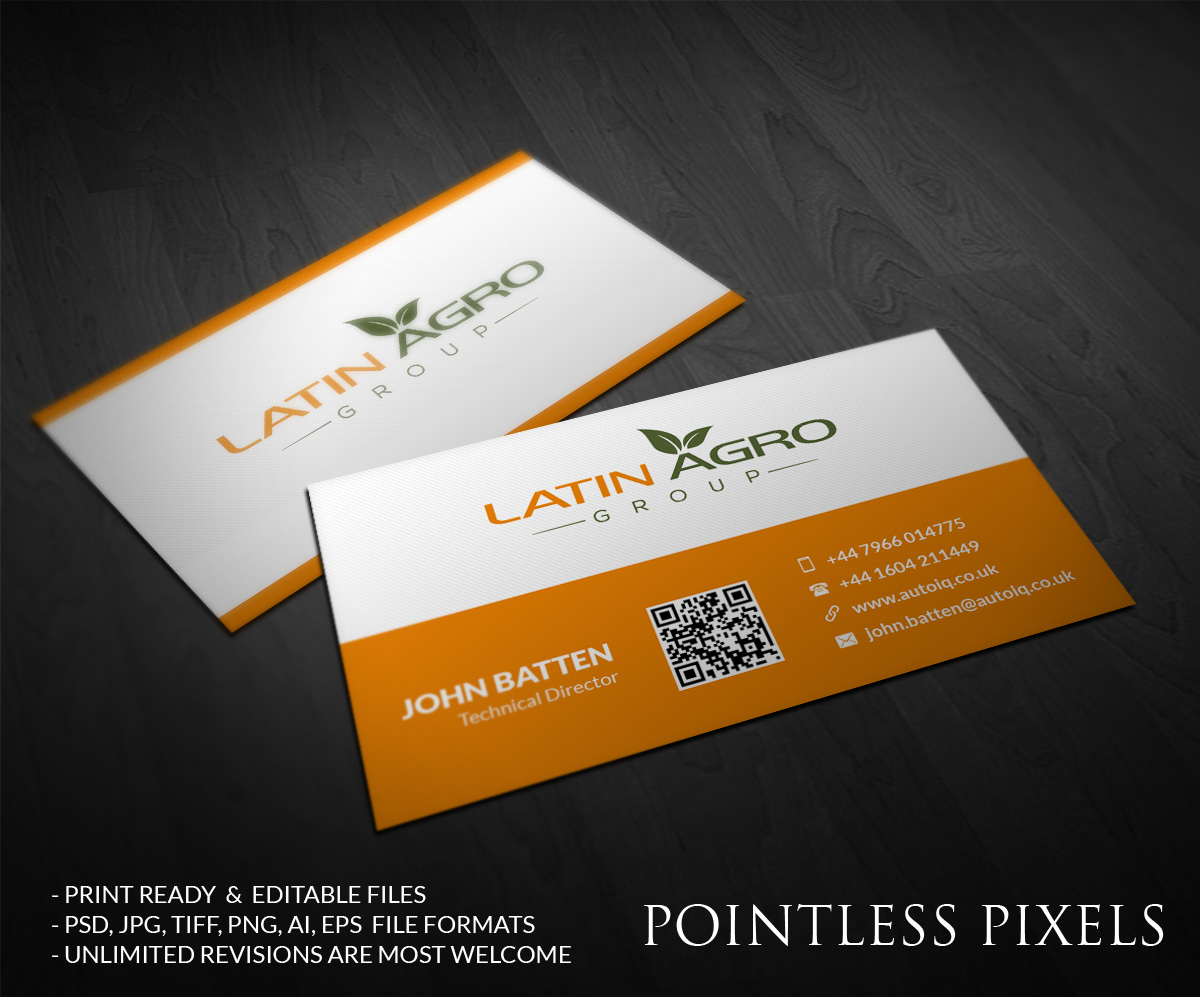 Diseño de Tarjeta de Presentación por Pointless Pixels India para este proyecto | Diseño #4948033
