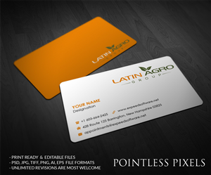 Business Card Design by Pointless Pixels India for this project | Design: #4948039