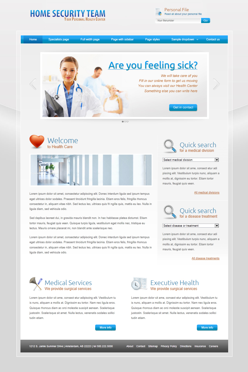 Web Design by klakson for Trident Marketing | Design #1397769