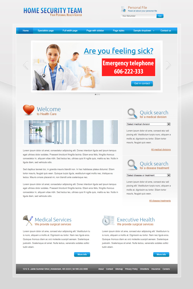 Web Design by klakson for Trident Marketing | Design #1397819