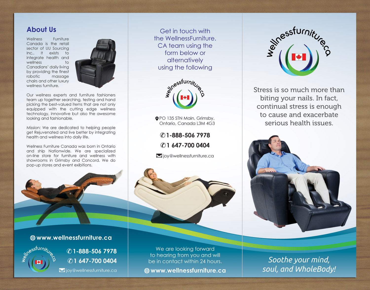 Flyer Design by Sbss for Wellnessfurniture.CA | Design #4841945