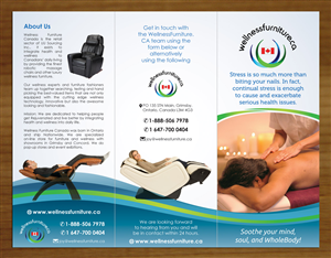 Canadian Wellness Furniture store needs a printing Brochures Design | Design de Flyer par Sbss