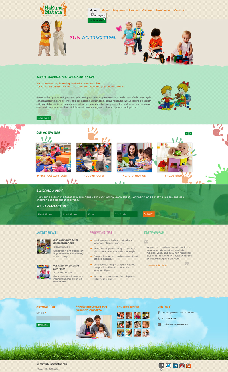 Web Design by Da Miracle for this project | Design #5057844