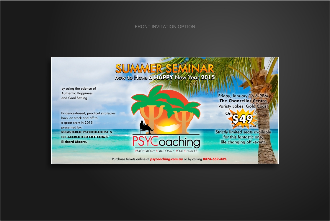Einladungs-Design von ADesign für PSYCoaching | Design #4840906