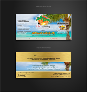 Invitation Design by ADesign for PSYCoaching | Design: #4844654