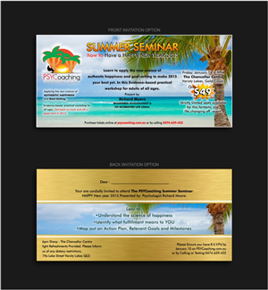 Invitation Design by ADesign for PSYCoaching | Design: #4863659