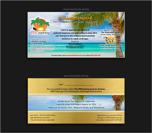 Invitation Design by ADesign for PSYCoaching | Design: #4873235