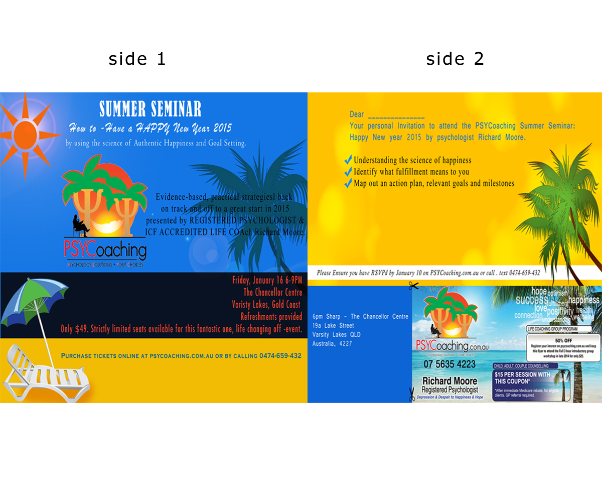 Invitation Design by Stream Graphics for PSYCoaching | Design #4839909